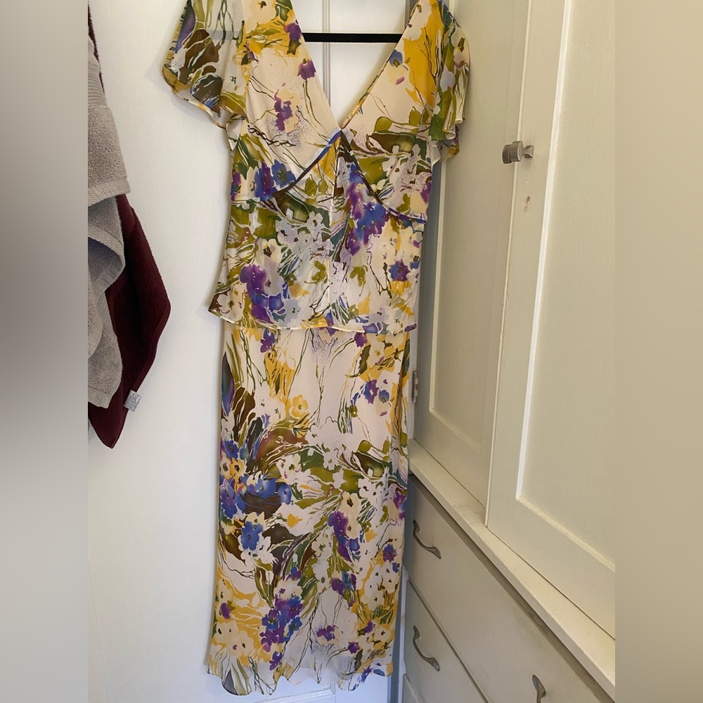 Floral ankle length dress